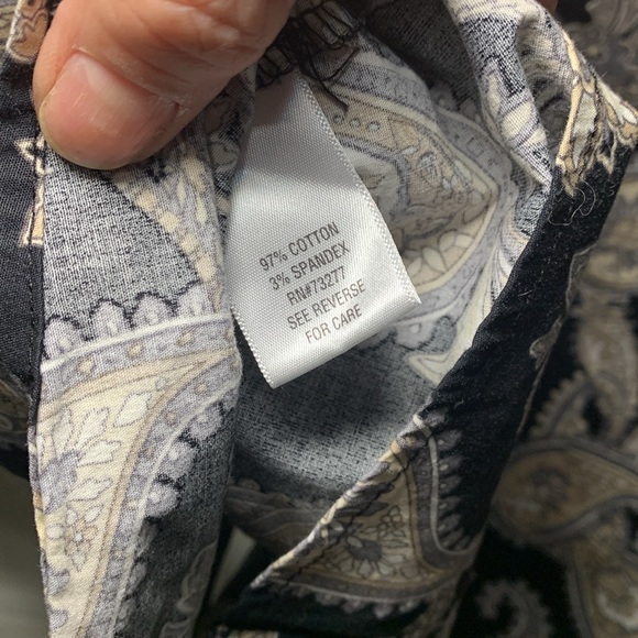 Croft&Barrow Paisley Blouse - Picture 5 of 7